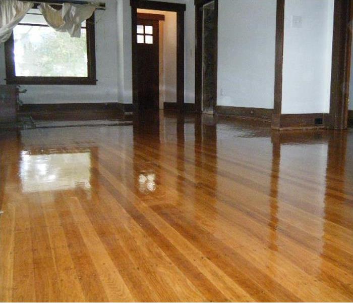 Shiny new hardwood flooring restored following fire