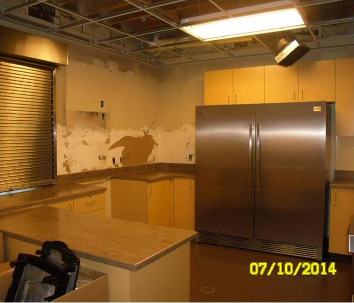 Commercial kitchen fire clean up